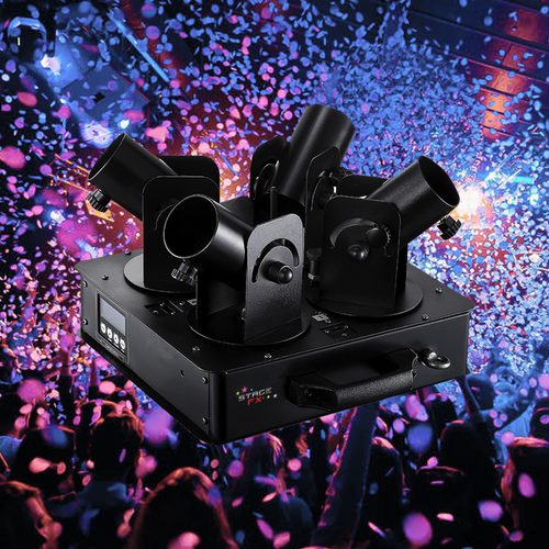 R6 Quad Output Confetti Cartridge Launcher