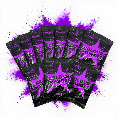 Holi Colour Powder 10 Pack x 100g bags - Choose your colour
