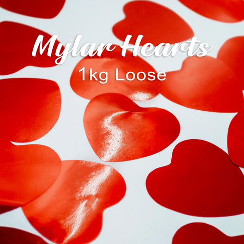 Mylar Heart Confetti (1kg loose)